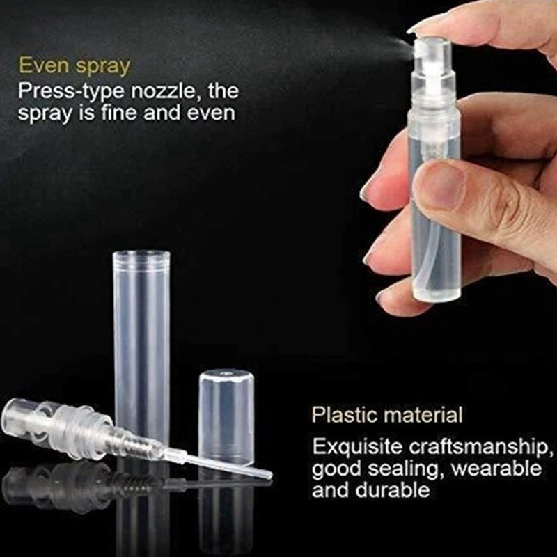 2023 Fierbinte de Vânzare-480Pcs Transparent Gol Spray Flacoane de 3 ml din Plastic Mini Reîncărcabile Recipient Gol de Containere Cosmetice4