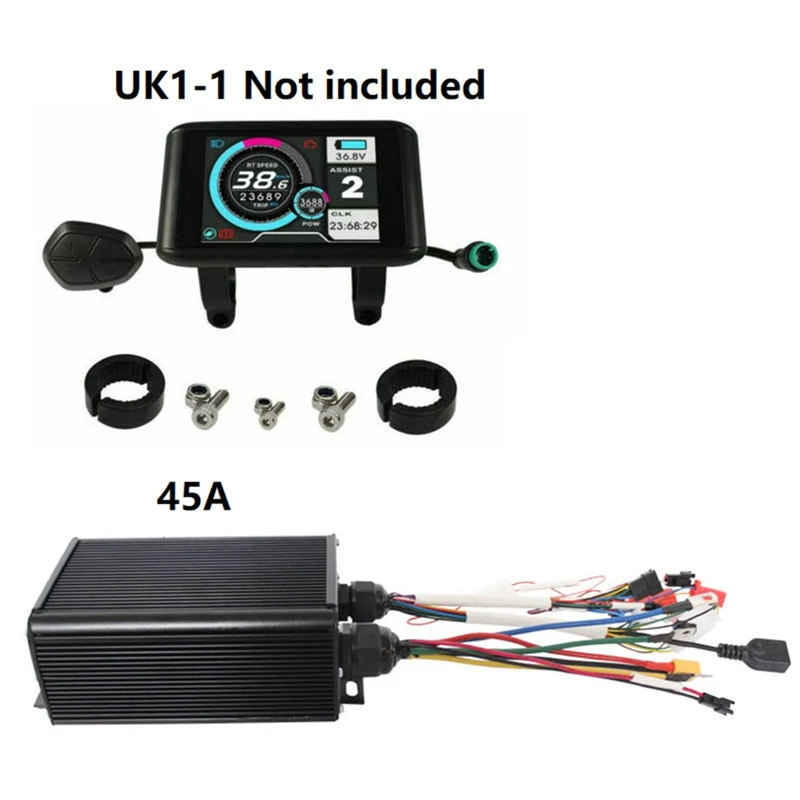 36V 48V 60V 72V 1500-2000W Programabile 45A Sabvoton Sinusoidală Controller Reg USB APT Protocol Pentru UKC-1 Display4