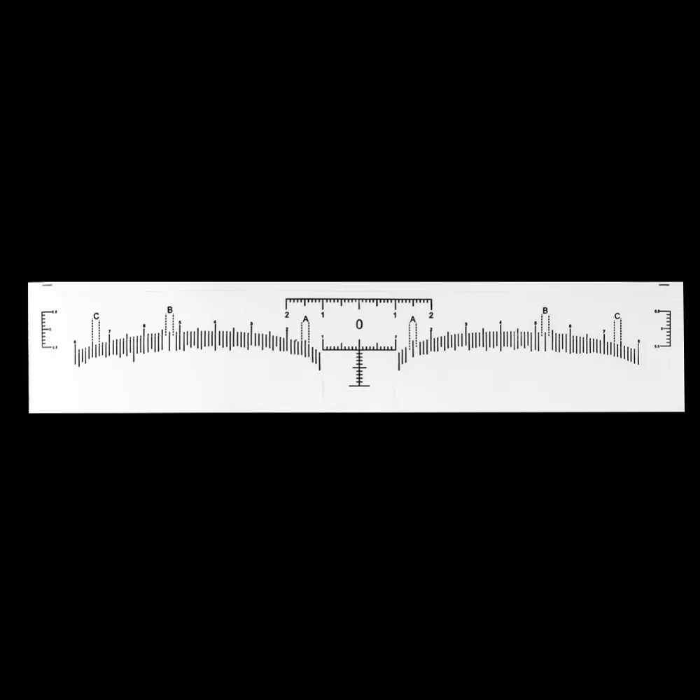 50Pcs de Unică folosință Spranceana Conducător Autocolant Spranceana Modelarea Instrumente pentru Machiaj de Măsurare Profesionale Stencil Machiaj Șablon Desen4