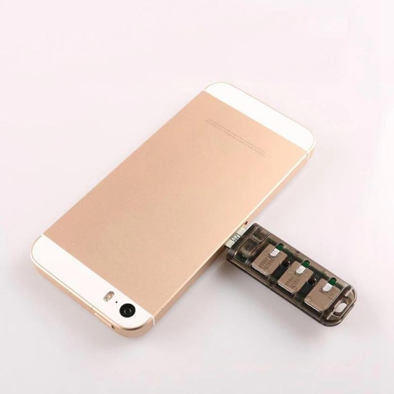 6-Slot SIM Card Adaptor Multi-Cititor de cartele SIM Mini-SIM Nano cu Control Independent Comutator pentru iPhone 5/6/7/8/X4