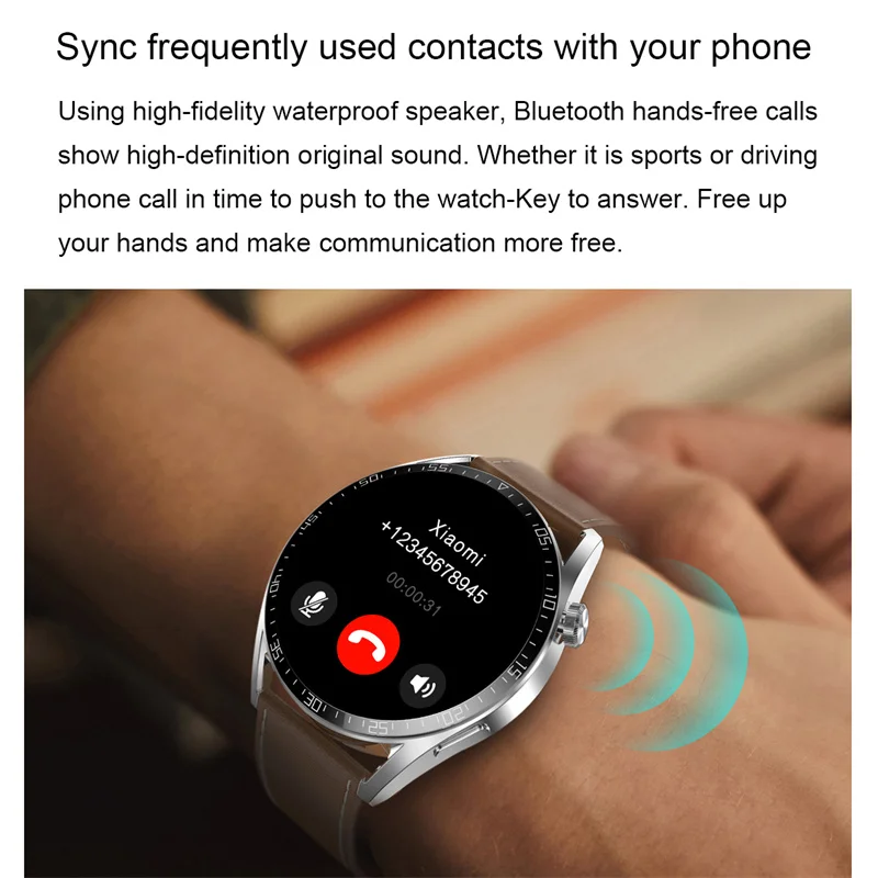 Aplicabile pentru Huawei ceas cu GPS GT4MAX bărbați ceas inteligent de 1,5 inch ecran full touch de apelare Bluetooth NFC control acces 2023 noi4
