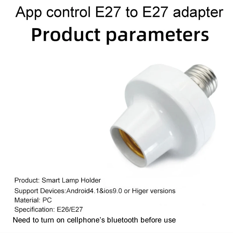 App de la Distanță E27 Lumina Priza 110V 220V Adaptor Bec withTiming Pe Off4