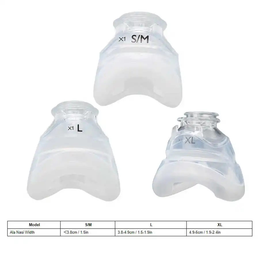 CAPA de Silicon Anti-sforait Ventilator Nazale Pernă de Apnee Respiratorie Pad Nas Respirație Mașină Accesoriu Ajutor de Somn S/M/L/XL4