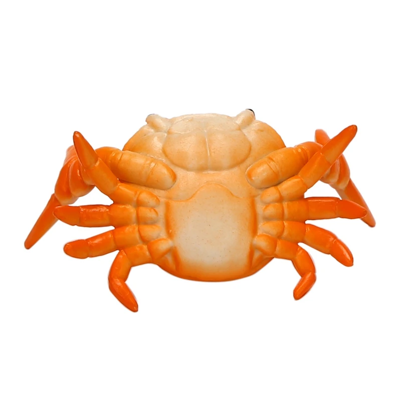 Creative Drăguț Crab Stilou Titularul De Haltere Crabi Toc Suport Raft De Depozitare Cadou De Papetărie Portocaliu4