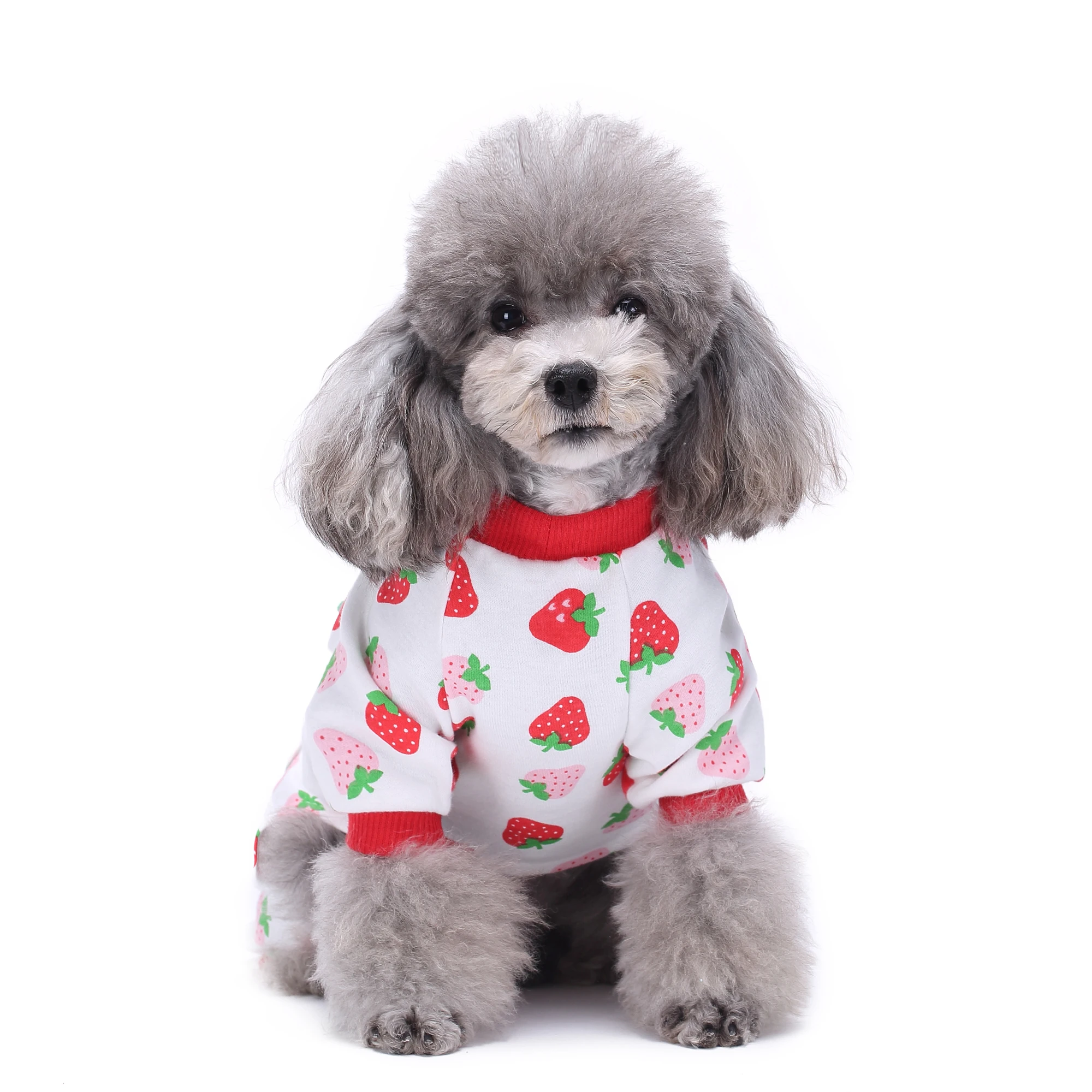 Câinele Pijamale pentru Câini de talie Mică Îmbrăcăminte pentru animale de Companie Pisica Pijama Catelus Salopeta Ropa Para Perros pentru Chihuahua Yorkshir Sleepingwear Îmbrăcăminte4