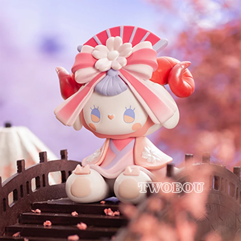 Emma secret forest flori de cires seria 4 orb caseta de jucărie personaj anime papusa cutia misterelor kawaii model pentru fete, cadou de ziua de nastere4