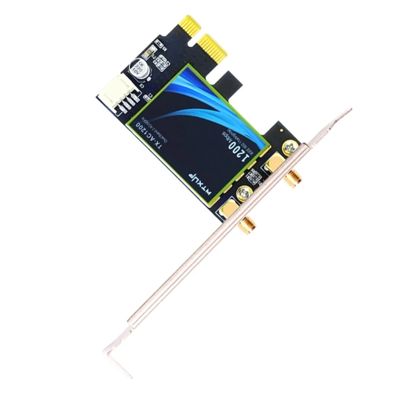 H4GA PCIE placa WIFI 1200Mbps Adaptor Wireless Bluetooth-compatible4.0 PCI-E4