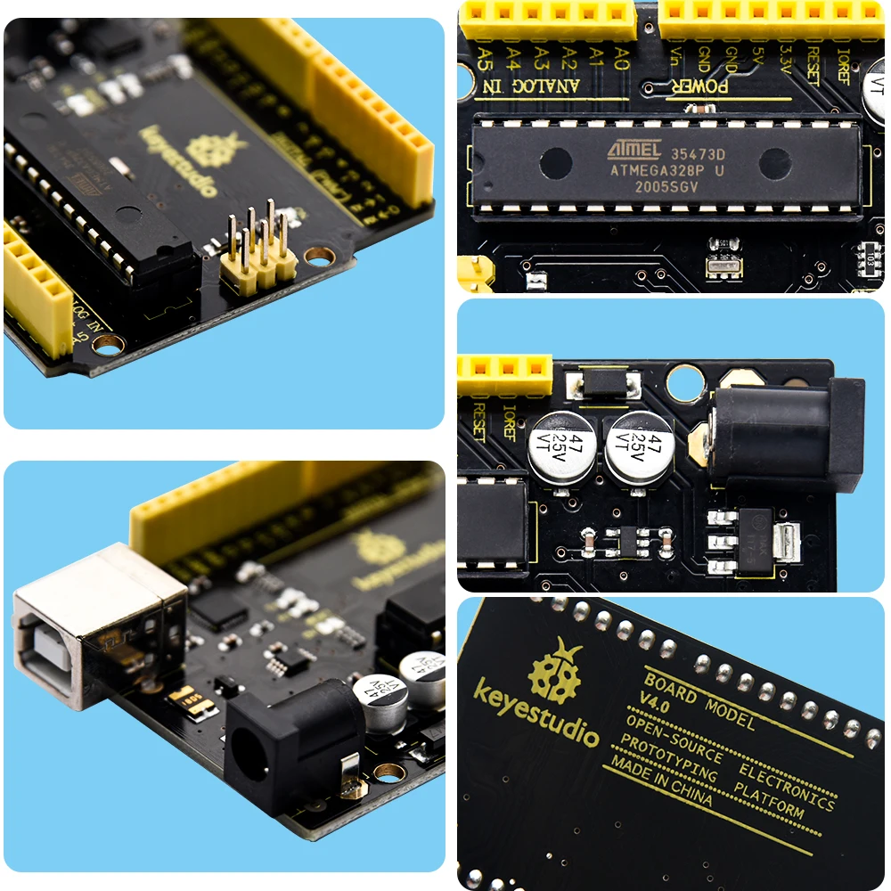 Keyestudio V4.0 Development Board W/USB Serial Chip CP2102 electronice kit diy4