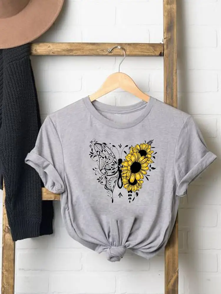 Maneca scurta Femei Graphic T-shirt Haine de Vară de Moda de Flori Scrisoare de 90 de Vacanță O-neck Tee de Sus de Îmbrăcăminte de Imprimare T Tricoul4