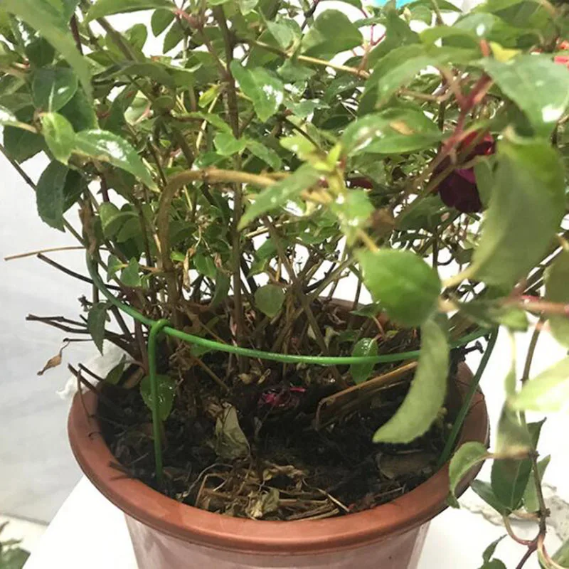 Metal Grădină de Flori de Plante cresc Stand Suport Miza Inel pentru Bujor Erbacee Spalier Fier Bonsai Sta furnizează unelte de Grădinărit4