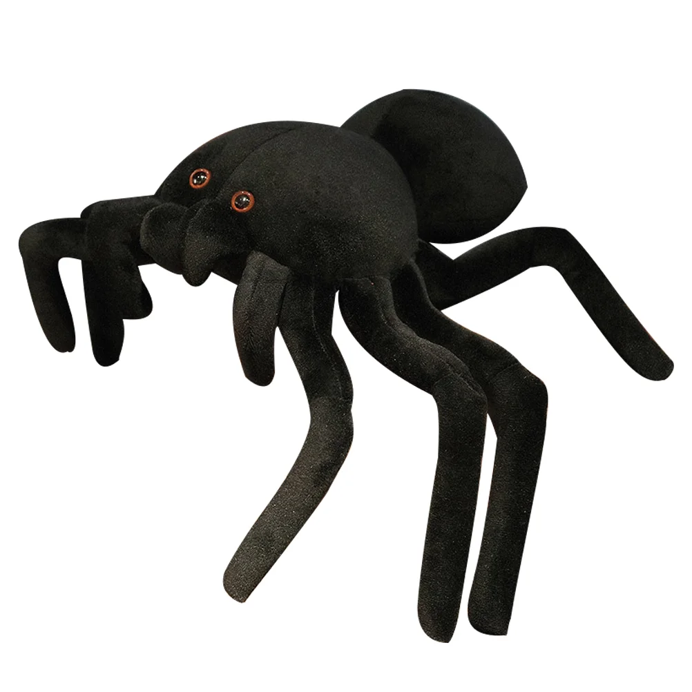 Negru De Pluș Uriaș Păianjen De Jucărie Jucărie Drăguț Animal De Pluș Cadou De Ziua De Nastere Pentru Copii Fete Animale De Jucărie Drăguț4