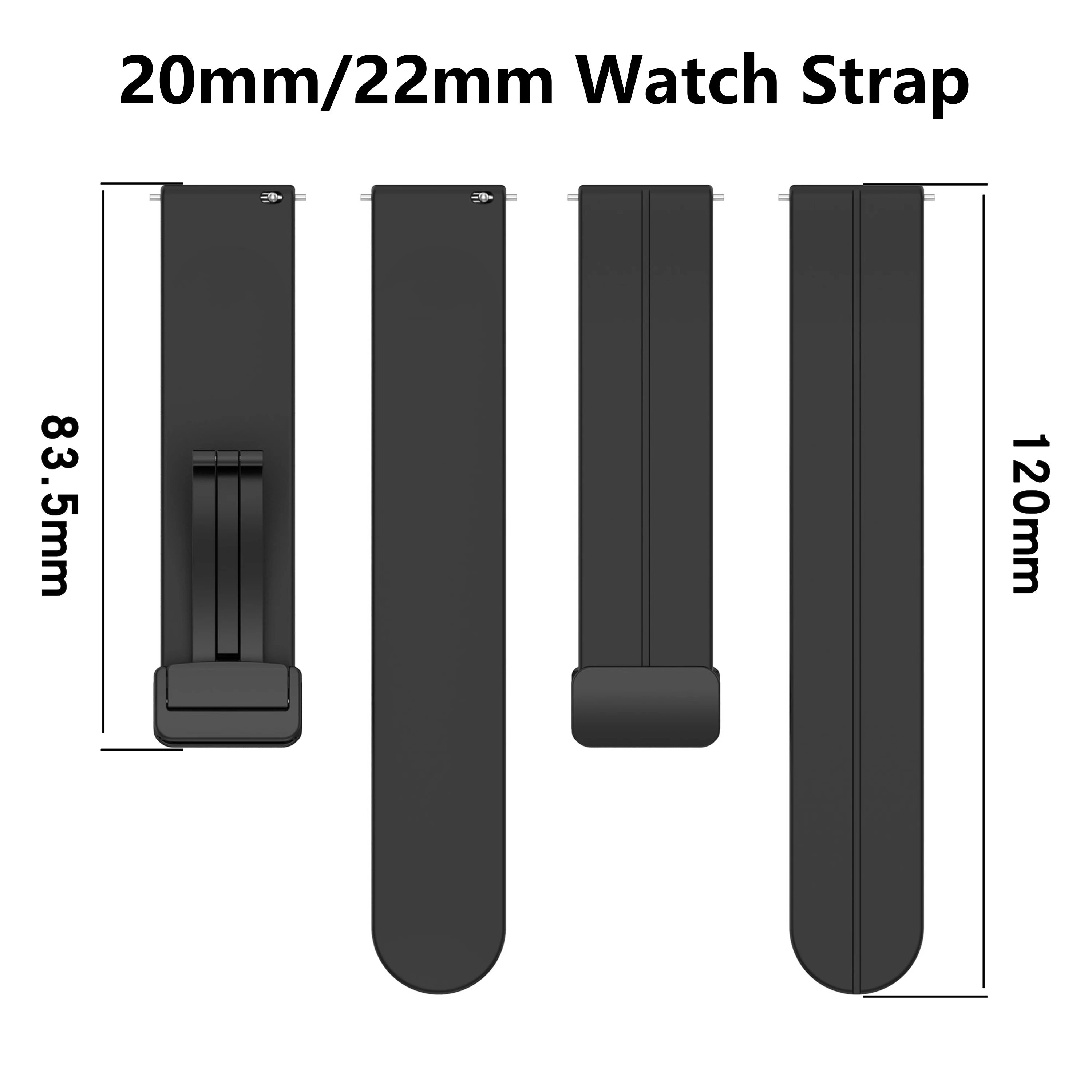 Noi Magnetic Catarama Curea de ceas pentru Huawei GT2 GT3 Pro 46mm Ceas Trupa 20 de 22mm Bratara de Silicon pentru Amazfit Bip GTS GTR 4 3 24