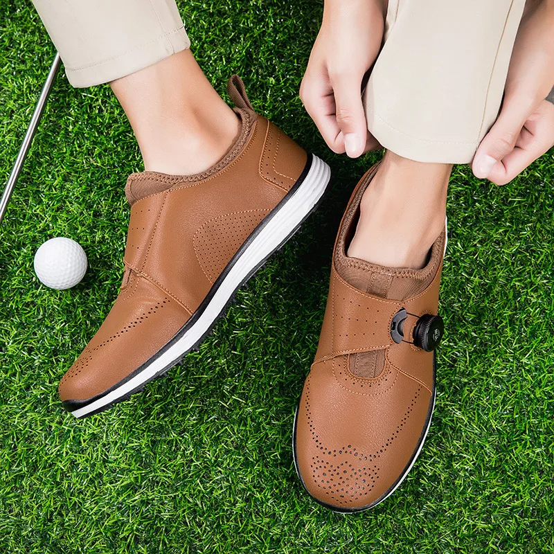 Nou Pantofi De Golf Barbati Confortabil De Golf, Adidași În Aer Liber Dimensiunea 39-45 De Mers Pe Jos De Pantofi Anti-Alunecare, Athletic Adidași4