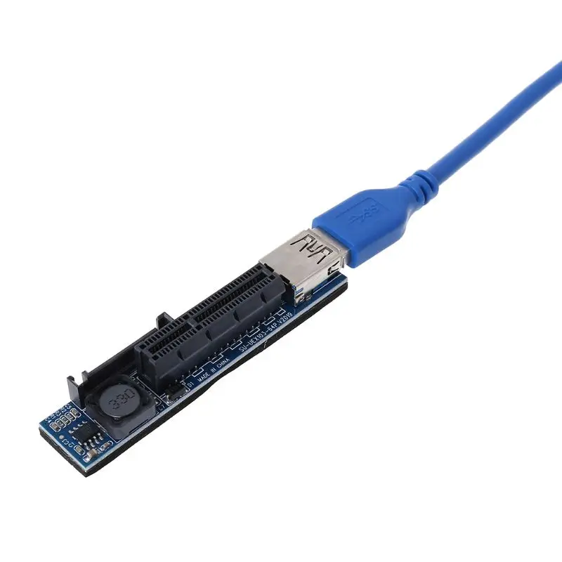 PCI EXPRESS USB Adaptor de Fonduri Extender PCIE Riser Card USB PCI-E R2LB4