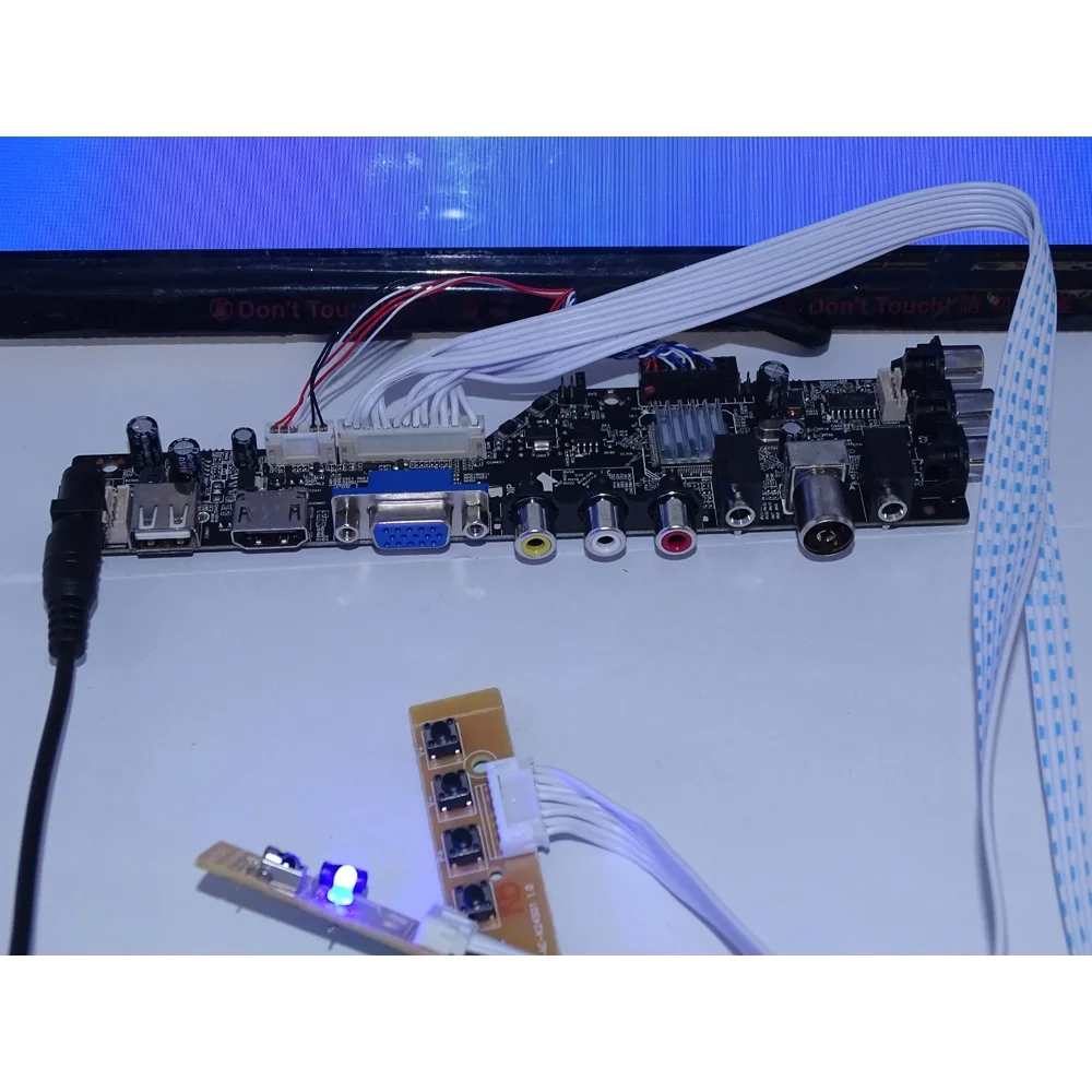 Pentru N173FGE Display DVB-T, DVB-T2 de la distanță bord driver de controler digital 1600x900 USB cu LED-uri compatibil HDMI pe panoul monitor VGA AV TV4