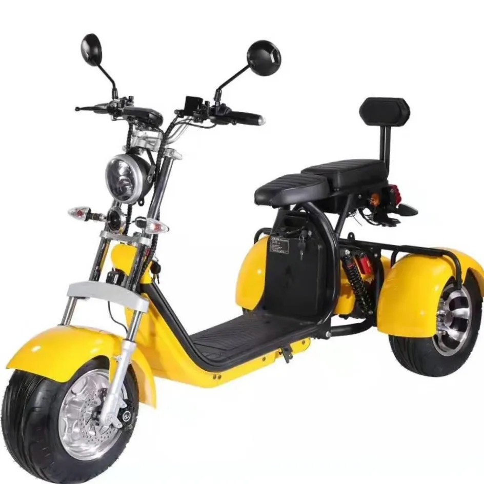 Săptămânal 3 roata de scuter electric triciclu 2000w citycoco fierbinte de vânzare în UE antrepozit4