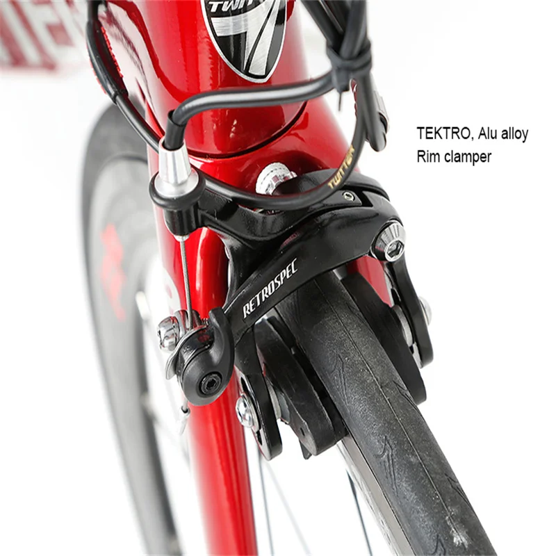 TWITTER Fabrici de biciclete de vânzare fierbinte Thunder-C de Frână RS-22S T800 Rupere Vânt de Curse în Interiorul cablurilor de Fibra de Carbon Biciclete Rutier4