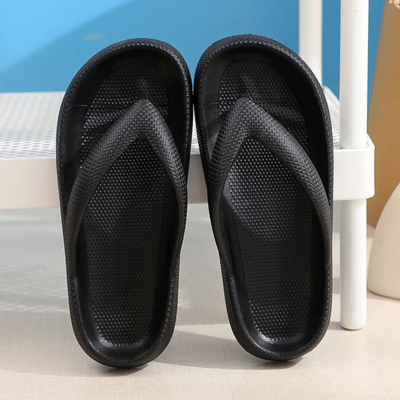 Talpă moale EVA pentru Femei Flip Flops 2023 Vară pe Plajă Non-alunecare de Cloud Papuci Femei Grosime Platforma Clip Toe Baie Diapozitive Pantofi4