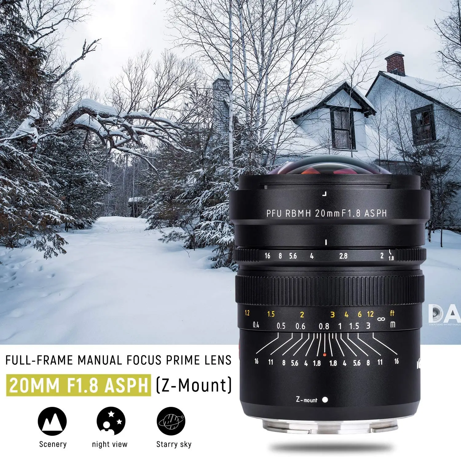 VILTROX 20mm f1.8 E Z Full-Frame cu Unghi Larg Obiectiv Fix Prim Obiectiv pentru Sony E Mount Nikon Z Muntele Mirrorless A7M3 A7S Lentilă aparat de Fotografiat4