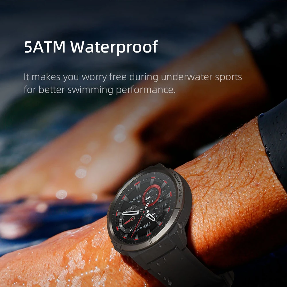 Versiune globală Mibro GS Smartwatch 460mAh Baterie AOD 1.43 Inch Ecran AMOLED, rezistent la apa 5ATM Sport de Poziționare GPS Ceas Inteligent4
