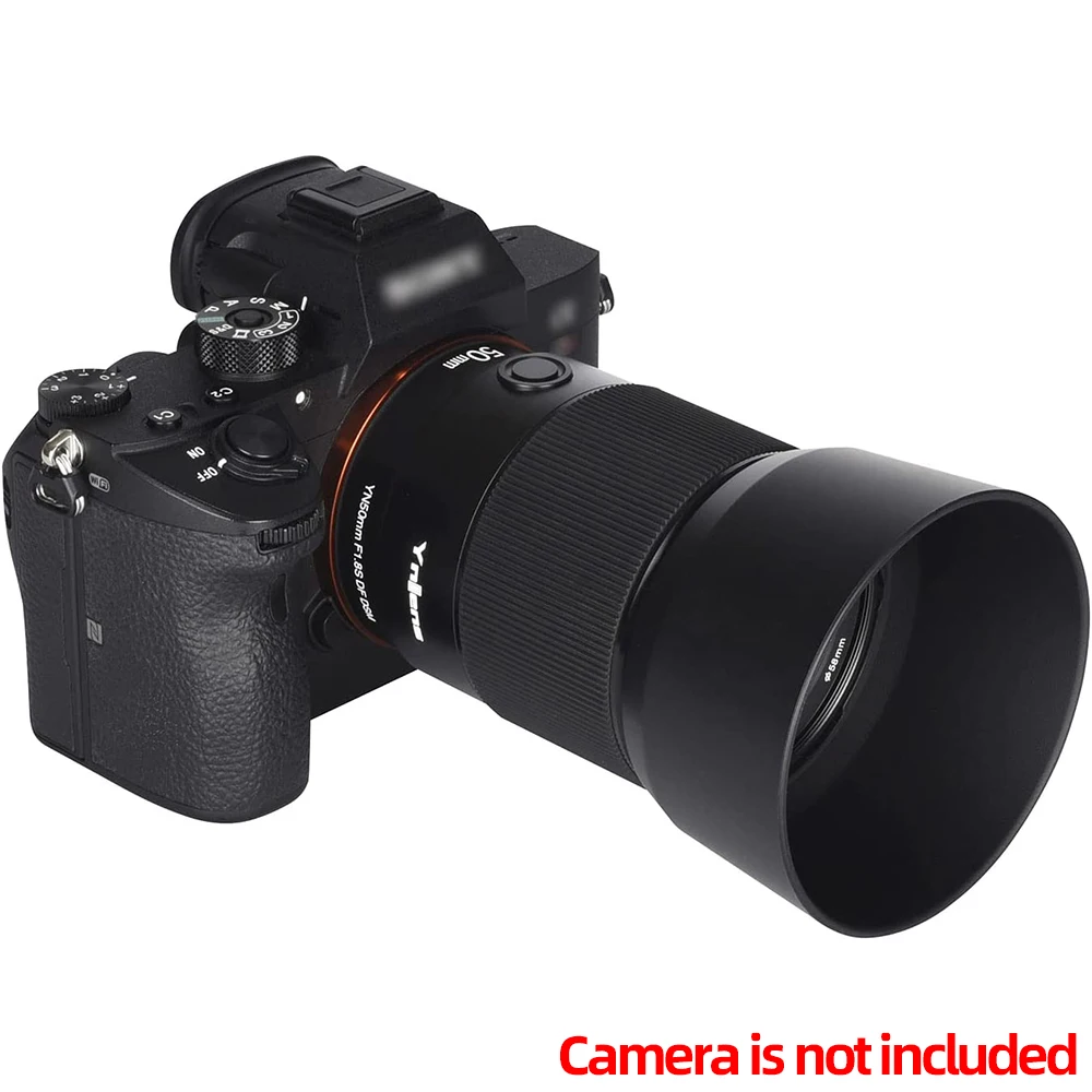 YONGNUO YN50mm f1.8 50mm Deschidere Mare Auto Focus Full Frame Obiectiv pentru Sony E Mount Camera Lente A6300 A6500 A7 A9 A7III4