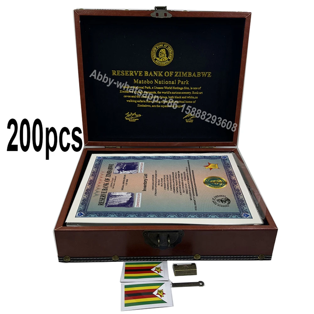 Zimbabwe Certificat de Bancnote Googolplex Containere Serie de parcurgere obligațiuni cu UV Anti-contrafacere transport gratuit prin ups/fedex4