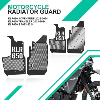 Motociclete Accesorii Radiator Garda Radiator din Aluminiu Capac Rezervor de Apă Scut PENTRU Kawasaki KLR650 KLR 650 klr650 2022 2023 2024