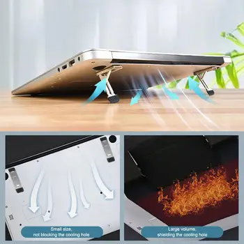 Tableta Stand De Laptop De Răcire Pad Pentru Notebook MacBook Mici, Invizibile Cooler Anti-Alunecare Universal Telefoane Laptop-Calculator Stand