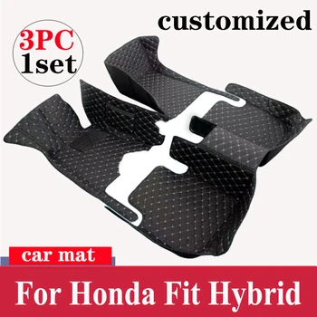 Covorase Auto Pentru Honda Fit Jazz Hibrid GP5 GP6 2014~2020 Impermeabil Protectia de Saltea Podea Alfonbrillas De Coche Accesorii Auto