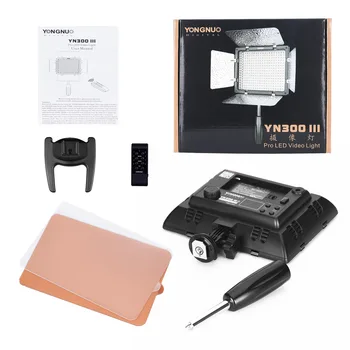 Yongnuo YN300 III YN300III 3200-5600K CRI95 Camera Foto Video cu LED-uri de Lumină Opțional cu Adaptor de Alimentare