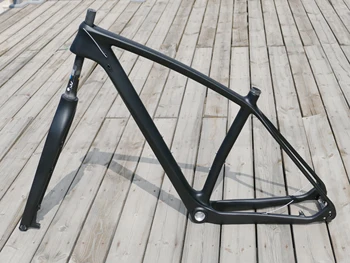 Full Carbon 29ER MTB Cadru si Furca UD Carbon Matt MTB Biciclete de Munte Biciclete Ciclism Frameset Thru Axle 142 * 12mm / QR 135mm