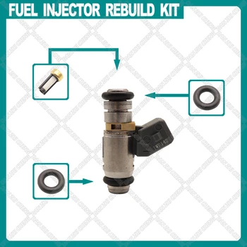 Filtre Orings Garnituri Garnituri injector service kit filtru pentru Renault Clio Laguna Megane Scenic 1.4 1.6 L IWP142 IWP-142