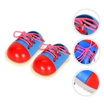 Șiret Jucărie De Învățământ Jucării Lega Șireturile Cheotoare Pantofi Filetare Copii Mici Jucarii