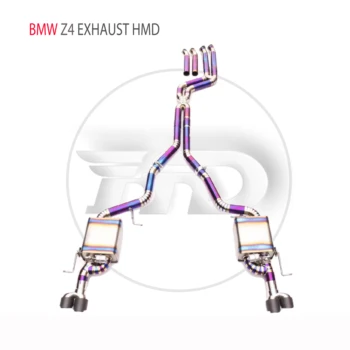 HMD Aliaj de Titan Sisteme de Evacuare Burlan Este Potrivit Pentru BMW Z4 toba de Eșapament Cu Valve Auto Accesorii Auto Modificare