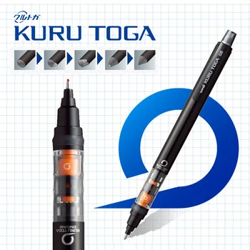 Uni KURU TOGA Creion Mecanic M5-452 0,5 mm Miez de Plumb Centru De Greutate coborât Rotație lapicero Rechizite Școlare Papetărie Japonia