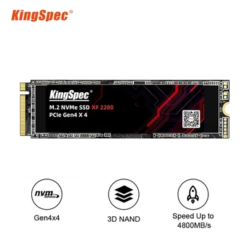 KingSpec SSD M2 NVME 512GB 1TB Ssd M. 2 2280 PCIe 4.0 X4 SD Nmve Gen4 Hard Disk Solid state Drive Intern pentru Desktop PS5