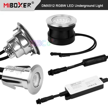 Miboxer DMX512 RGBW LED Lumina Subteran 12V 3W 24V 5W 9W rezistent la apa IP68 Lampa DMX de Semnal Amplificator Original Adresa Editor
