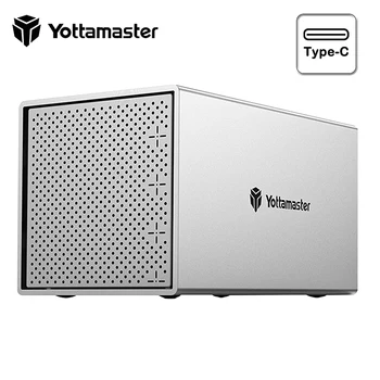 Yottamaster USB 3.1 Tip C Gen1 Hard Disk Cabina de 4 Bay 2.5