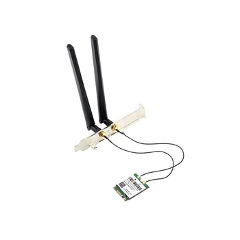 BCM94360NG Wireless Adaptor M. 2 Desktop Kit Dual Band 2.4 G/5G 802.11 AC, Bluetooth 4.0 unitati solid state placa Wifi cu Antena Set