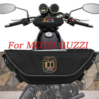 Pentru Moto Guzzi V85TT V7 V9 Bobber V100 V85 Retro Motocicleta accesoriu rezistent la apa Si Praf Ghidon Sac de Depozitare de navigare