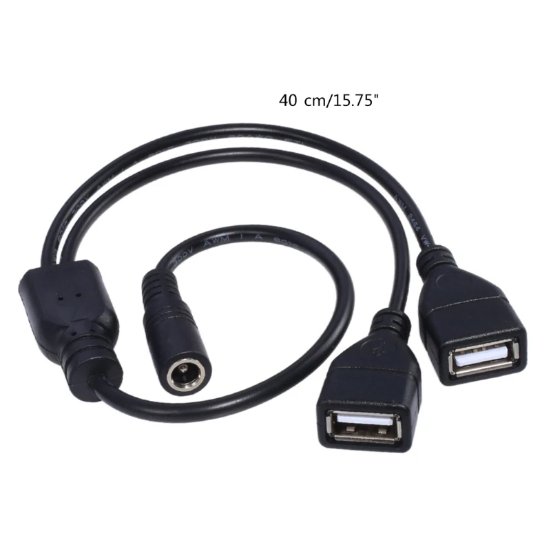 1Pack USB pentru Cablu de Alimentare USB de sex Masculin la 5.5 .1mm de sex Feminin 5V Putere Plug Butoi Conector de Încărcare Cablu de Încărcare Dropship5