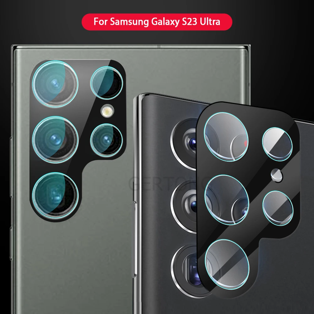 Camera Folie de protectie Pentru Samsung S23 Ultra Ecran Siguranță MOALE Capac de STICLA pentru Samsung Galaxy S23 S22 Plus Ultra 5G Obiectiv5
