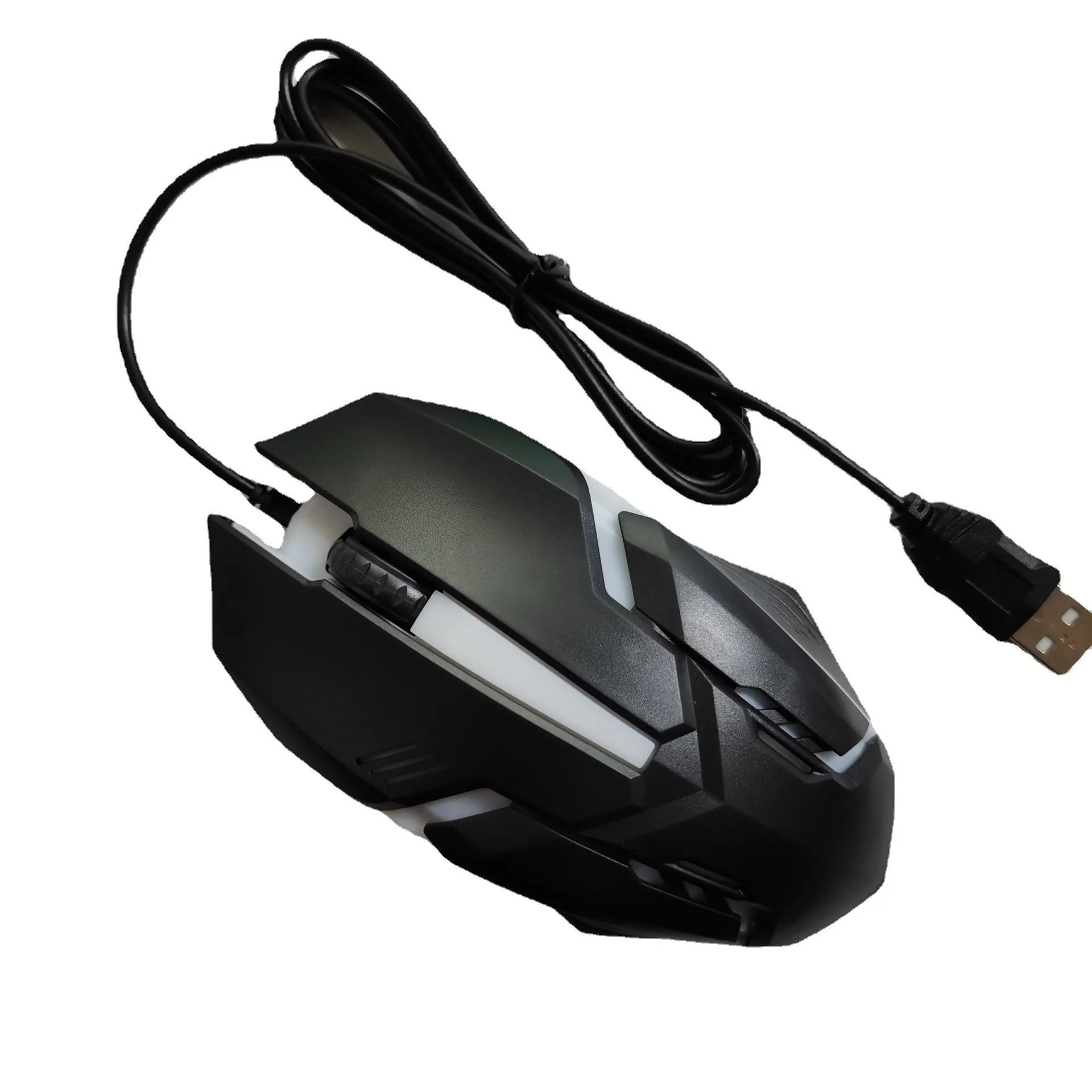 Colorate Optic Mouse-Ul Cu Fir De Lumină Și Netedă, Luminoasă Mouse-Ul Prin Cablu Link-Ul Anti Rulare Tulburare Biroul De Mouse-Ul Computerului5