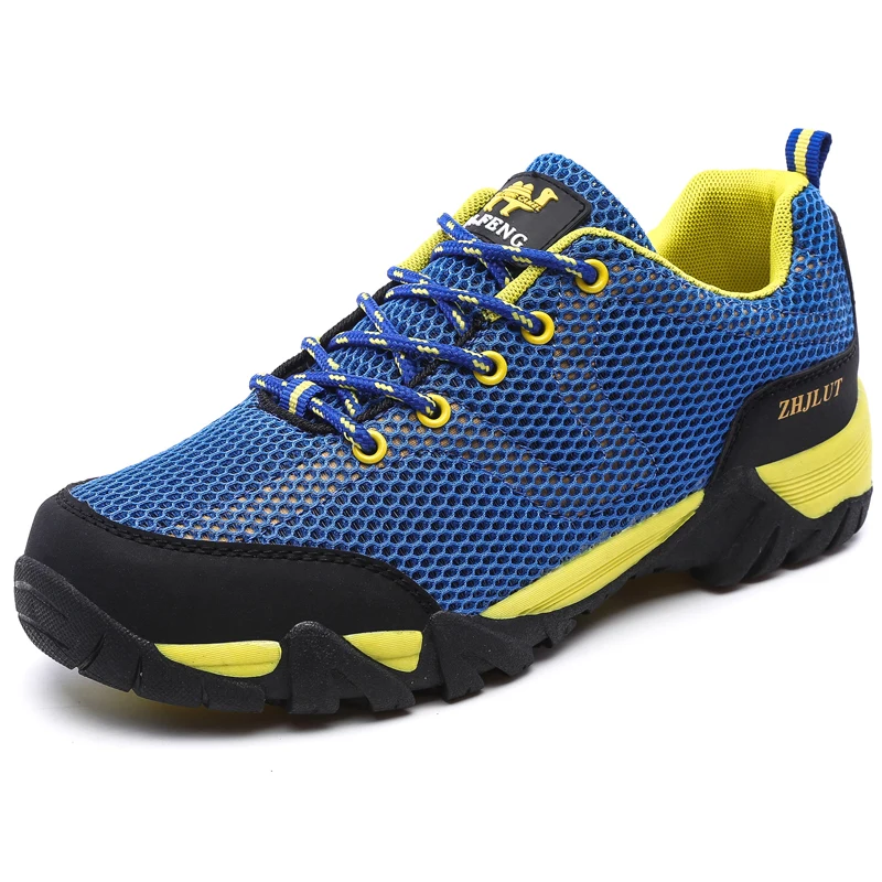 HIKEUP Cuplu Stil de Alpinism Pantofi pentru Bărbați de Modă în aer liber, Sport Casual, Pantofi Noi, În Primăvara anului ochiurilor de Plasă Respirabil Drumeții Pantofi5