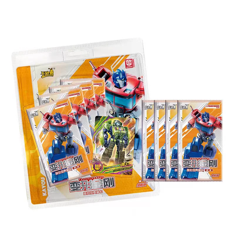 KAYOU Reale Transformatoare de Carduri Cybertron Colecție de Cărți Lider Ediție Optimus Prime Rare BP Cărți pentru Copii Cadouri5