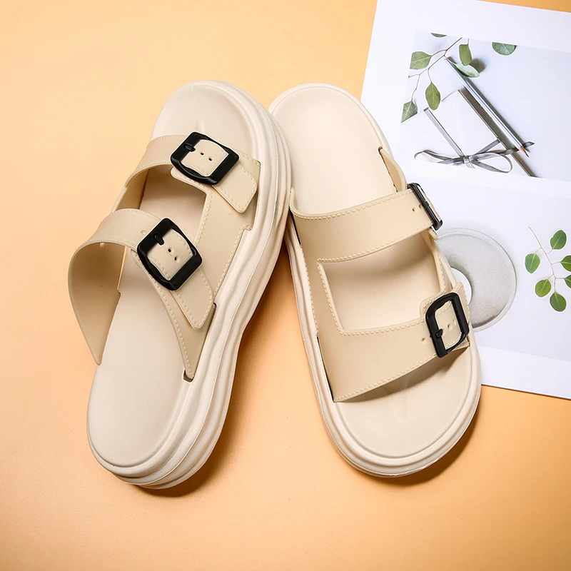 Noua Moda Simplu de Vară pentru Bărbați Papuci de casă în aer liber de Înaltă Calitate, EVA Sandale Confortabile Fund Gros Papuci de Culoare Solidă pentru Bărbați5
