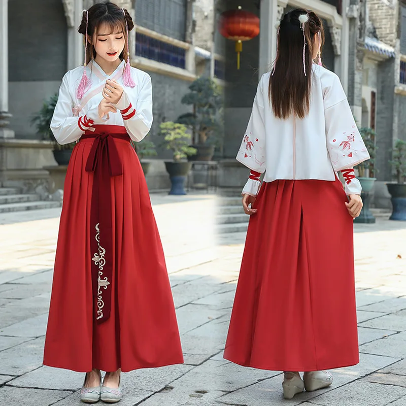 Noul Chineză Tradițională Costum pentru Femei Vechi Hanfu Îmbrăcăminte Doamna Oriental Dinastiei Tang Dans Tinuta pentru Scena Princess Port5