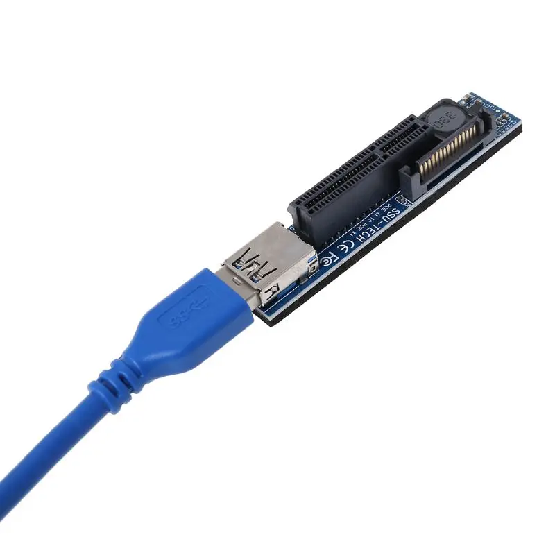 PCI EXPRESS USB Adaptor de Fonduri Extender PCIE Riser Card USB PCI-E R2LB5