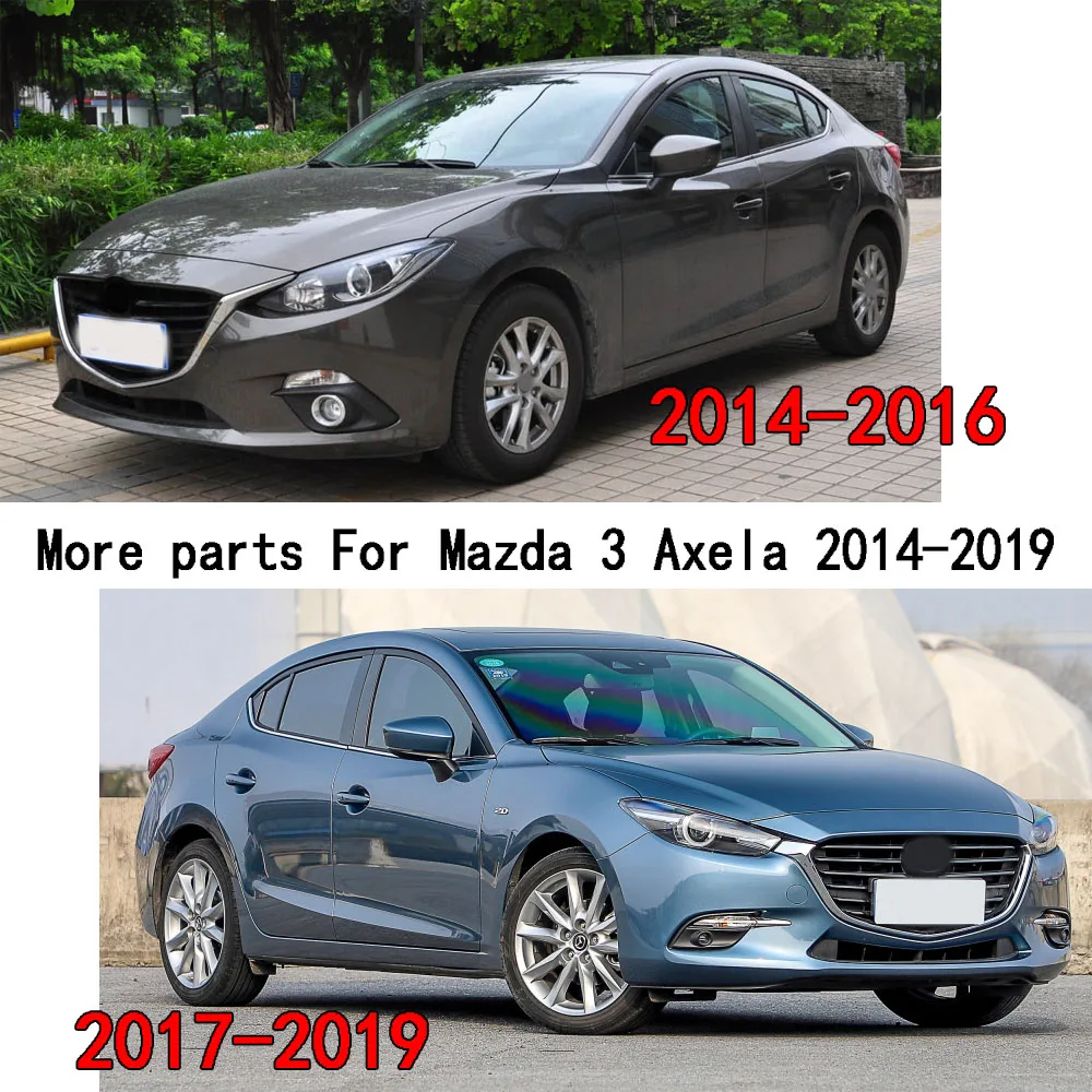 Pentru Mazda 3 Axela M3 2014 2015 2016 2017 2018 2019 Caroserie Acopere Stick Lampa Din Plastic Geam Vântul Vizorul Ploaie/Soare Garda5