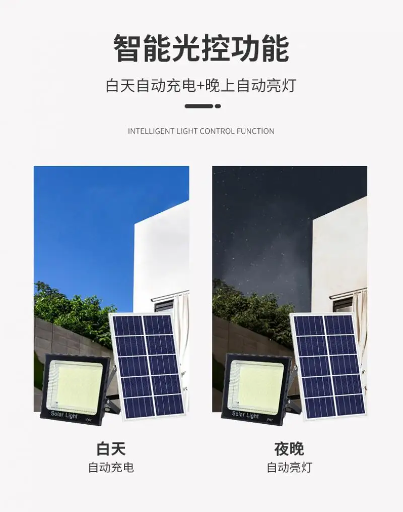 Solar Reflector Solar cu Reflectoare de Lumină LED Cablu în aer liber, Grădină Casă de Control de la Distanță rezistent la apa Potop de Lumină Lampă Solară în aer liber5